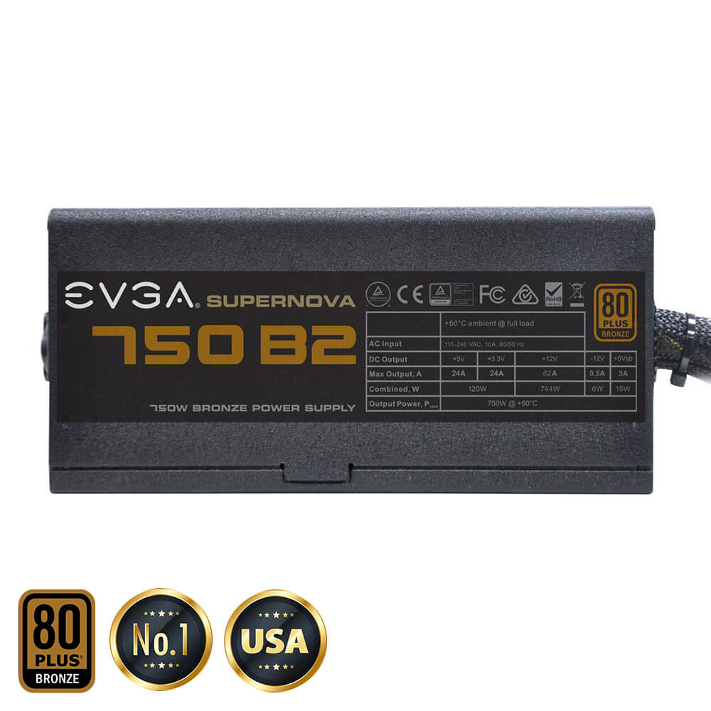 EVGA SuperNOVA 750 B2 80 BRONZE 750W Semi Modular TRAY Tân Doanh