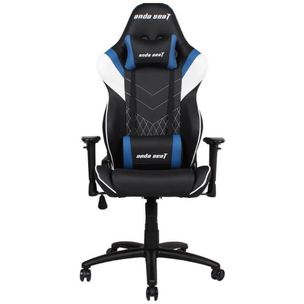 AndaSeat Assassin Black/Blue V2 – Full PVC Leather 4D Armrest Gaming Chair