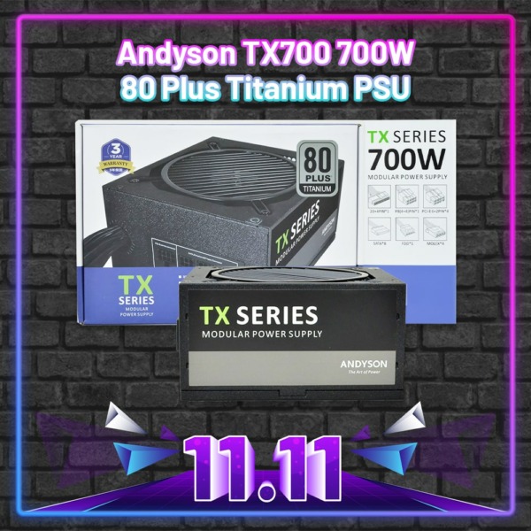 Andyson TX700 700W – 80 Plus Titanium PSU