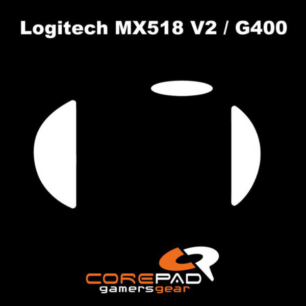 Corepad Skatez Pro For Logitech G400 / G400S M MX518 V2-100% PTFE Mouse Feet