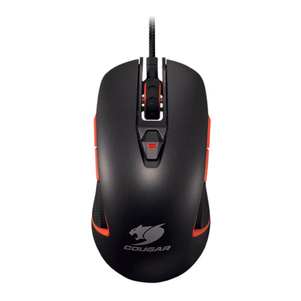 Cougar 400M Grey/Red RGB Led - Avago A3090 Optical Gaming Mouse