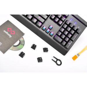 Phim co gaming RGB Infinity Azure H3 Phím Cơ Gaming Rgb Infinity Azure H3