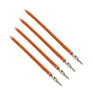 CableMod ModFlex™ Sleeved Wires Orange 4x20cm