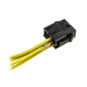 CableMod ModFlex™ Sleeved Wires Yellow 4x20cm