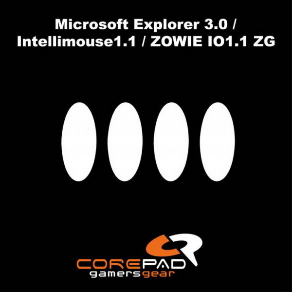 Corepad Skatez Pro For Microsoft IE Series -100% PTFE Mouse Feet