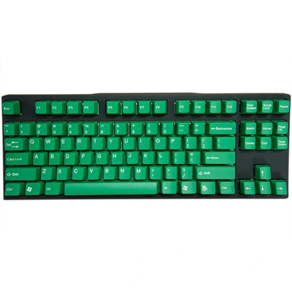 Tai-Hao Double Shot ABS Green/White Text - Full 104 Keys