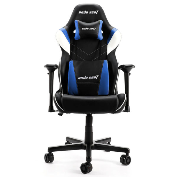 AndaSeat Assassin King V2 Black/Blue – Full PVC Leather 4D Armrest Gaming Chair