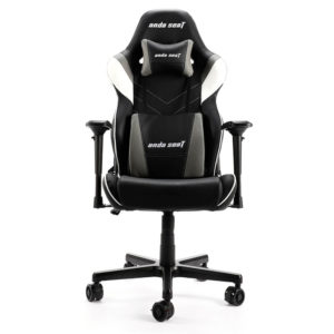 Anda Seat Assassin King V2 Blackwhitegrey – Full Pvc Leather 5d Armrest Gaming Chair H1