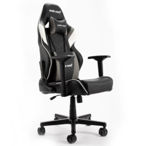Anda Seat Assassin King V2 Blackwhitegrey – Full Pvc Leather 5d Armrest Gaming Chair H4