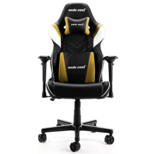 Anda Seat Assassin King V2 Blackyellow – Full Pvc Leather 4d Armrest Gaming Chair H1