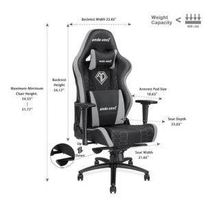 Anda Seat Spirit King Black:grey H5