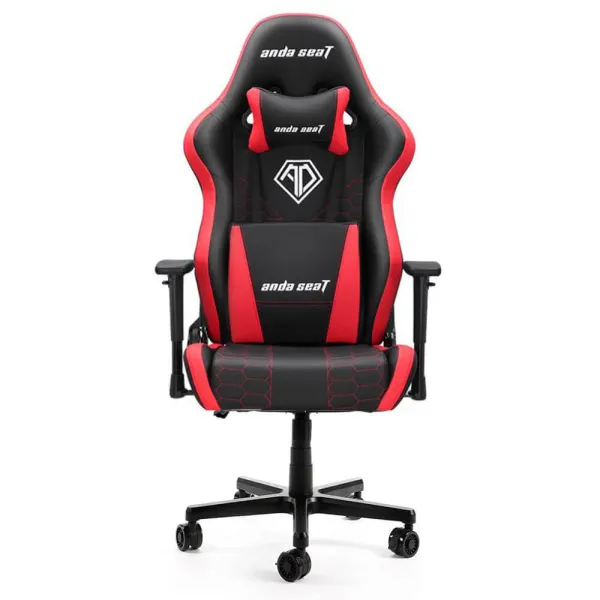 AndaSeat Spirit King Black/Red V2 - Full PVC Leather 4D Armrest Gaming Chair