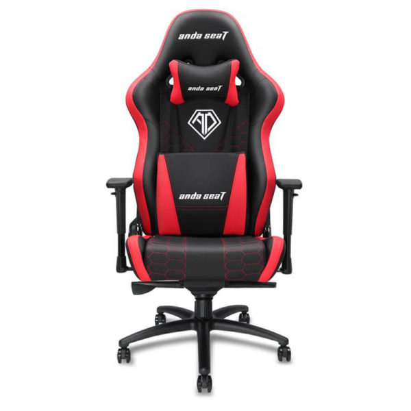 AndaSeat Spirit King Black/Red – Full PVC Leather 4D Armrest Gaming Chair
