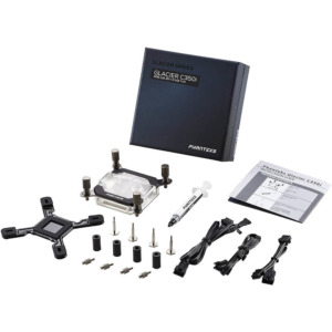 Phanteks Glacier C350I Intel LGA 2011-V3/LGA 115x - RGB Lightning Satin Black