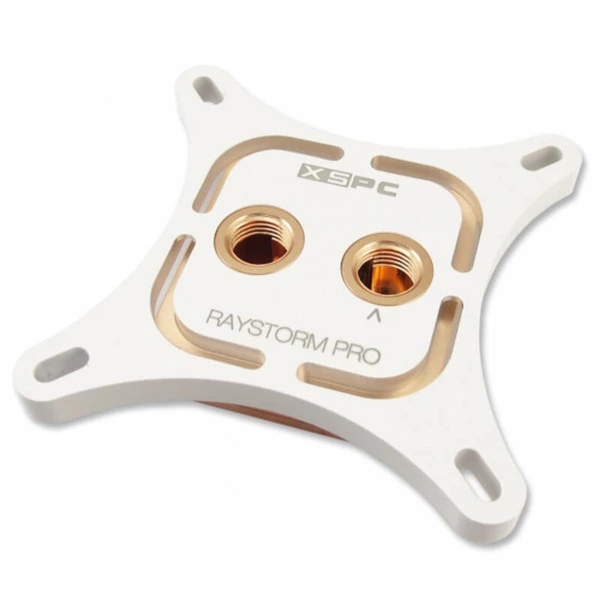 XSPC RayStorm Pro White Custom Led - Premium Cpu WaterBlock