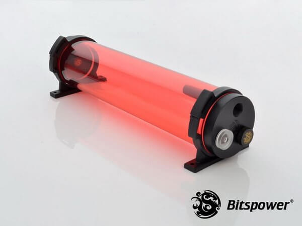 Bitspower Z-Multi 250 (Ice Red Body & Black Cap ) – Reservoir