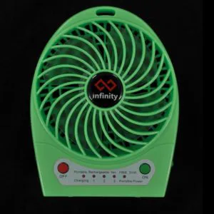 Infinity Tornado Green - Quạt Mini Kiêm Pin Dự Phòng