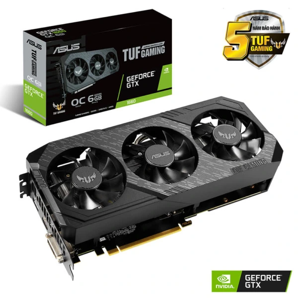 Asus TUF 3FAN GTX 1660 OC Edition 6G GDDR5