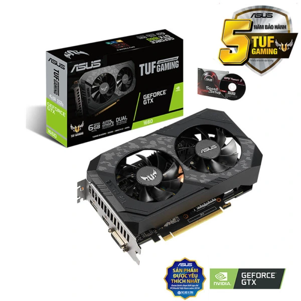 Asus TUF GTX 1660 6G Gaming GDDR5