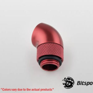Bitspower G1,4'' Deep Blood Red Rotary 60 Degree Ig1,4'' Extender