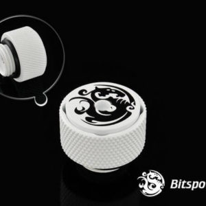 Bitspower G1,4'' Deluxe White Air Exhaust Fitting