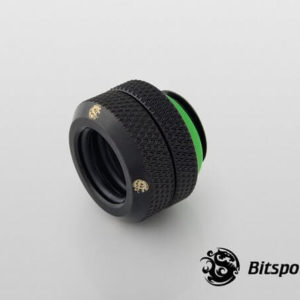 Bitspower G1,4'' Matt Black Enhance Multi Link For Od 14mm