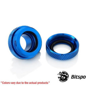 Bitspower G14 Royal Blue Enhance Multi Link For OD 12MM 2 Bitspower G1,4'' Royal Blue Enhance Multi Link For Od 12mm 2
