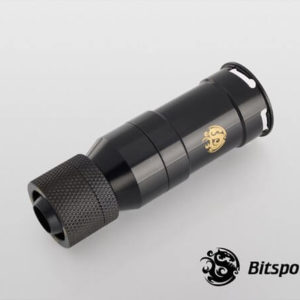 Bitspower Matt Black Quick Disconnected Female With Rotary Compression Fitting Cc3 For Id 3,8'' Od 5