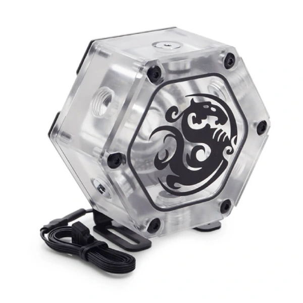 Bitspower Water Tank Hexagon 34 With Digital RGB