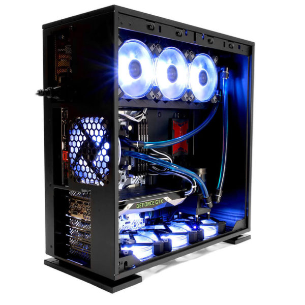 In Win 305 Black – Full Side Tempered Glass Mid Tower Case 05