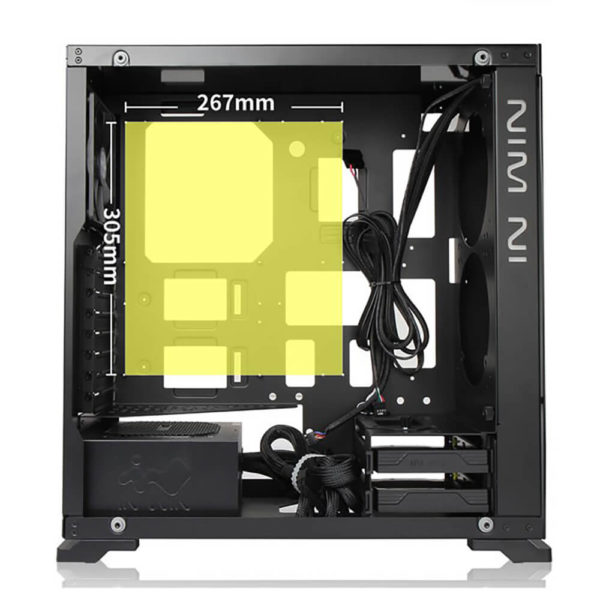 In Win 805 Aluminium & Tempered Glass Mid Tower Case H2