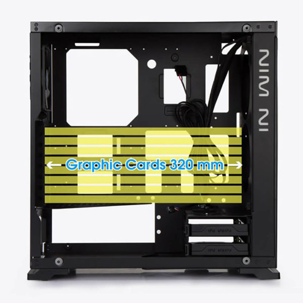 In Win 805 Aluminium & Tempered Glass Mid Tower Case H4