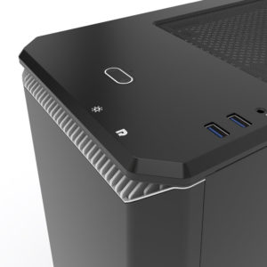 Phanteks Eclipse P400 BlackWhite Tempered Glass H3 Phanteks Eclipse P400 Black:white Tempered Glass H3