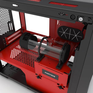Phanteks Enthoo Evolv Itx Blackred Tempered Glass Itx Tower Case H15