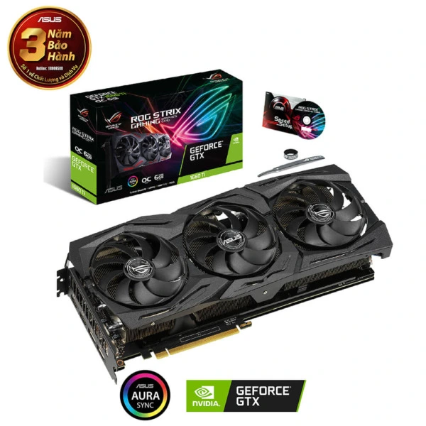 Asus GeForce GTX 1660Ti Strix OC 6GB GDR6