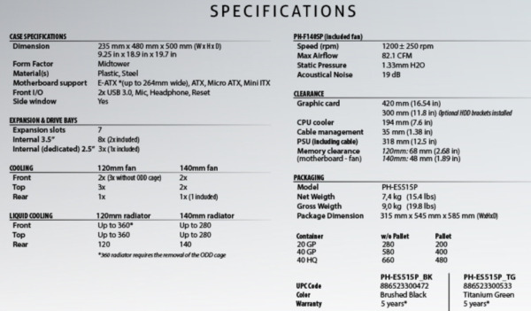 Screenshot 2022 12 29 092940 Phanteks Enthoo Pro M Satin Black - Mid Tower Case