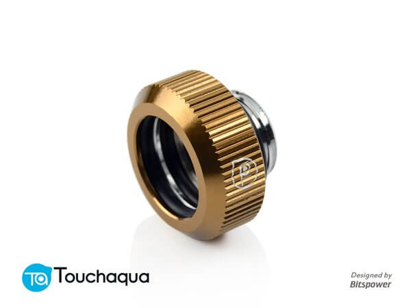 Touchaqua G1/4″ Tighten Fitting For Hard Tubing OD14MM (Bronze)