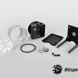 bitspower d5 mod package black pom top s mod kit v2 silver 2 Bitspower D5 MOD Package (Black POM TOP S + MOD Kit V2 Silver)