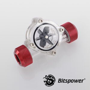 bitspower flow indicator deep blood red 3 Bitspower Flow Indicator Deep Blood Red