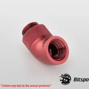 Bitspower G1/4'' Deep Blood Red Rotary 60-Degree IG1/4'' Extender