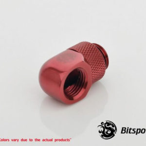 bitspower g14 deep blood red rotary 90 degree ig14 extender 2 Bitspower G1/4'' Deep Blood Red Rotary 90-Degree IG1/4'' Extender