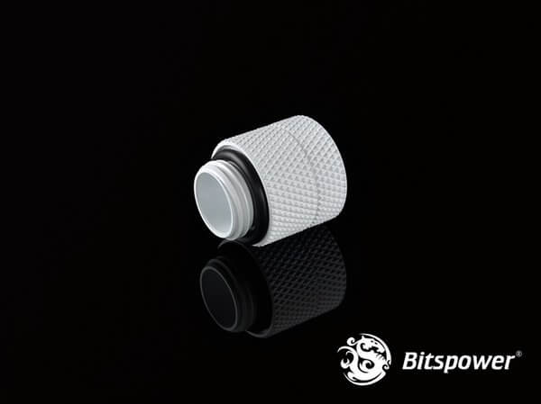 Bitspower G1/4” Deluxe White Anti-Twist Adapter