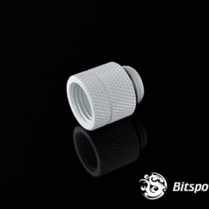 bitspower g14 deluxe white anti twist adapter Bitspower G1/4'' Deluxe White Anti-Twist Adapter