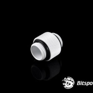 Bitspower G1/4'' Deluxe White Dual G1/4'' Fitting