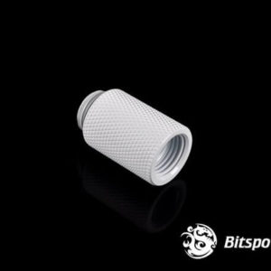 bitspower g14 deluxe white ig14 extender 25mm 3 Bitspower G1/4'' Deluxe White IG1/4'' Extender-25MM