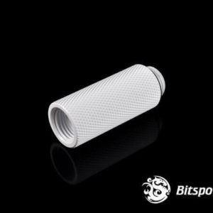 bitspower g14 deluxe white ig14 extender 40mm 3 Bitspower G1/4'' Deluxe White IG1/4'' Extender-40MM
