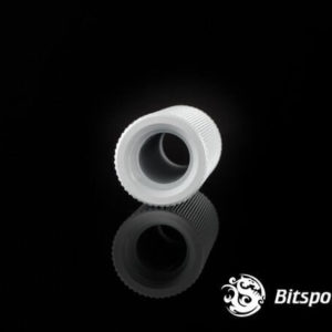bitspower g14 deluxe white ig14 extender 50mm 3 Bitspower G1/4'' Deluxe White IG1/4'' Extender-50MM