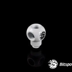 Bitspower G1/4'' Deluxe White Q Plus-Rotary IG1/4''X2 Extender