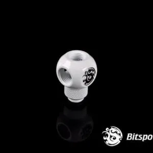 Bitspower G1/4'' Deluxe White Q Plus-Rotary IG1/4''X4 Extender