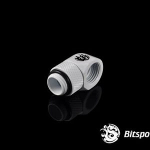 bitspower g14 deluxe white rotary 90 degree ig14 extender 4 Bitspower G1/4'' Deluxe White Rotary 90-Degree IG1/4'' Extender